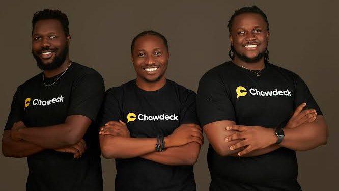 Chowdeck Secures $2.5 Million Seed Funding To Scale Food Delivery In Nigeria